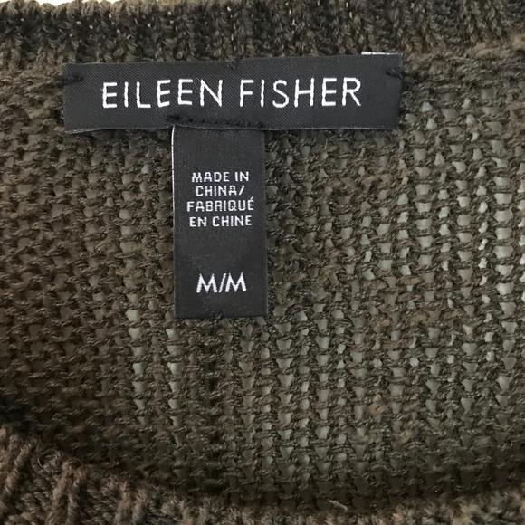 EILEEN FISHER LINEN SWEATER - Picture 3 of 4